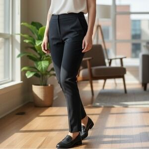 AQUA Dress Pants Womens S Black Bloomingdale's Exclusive 6M19R415 Workwear